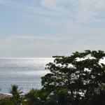 Mar, foto panorâmica.